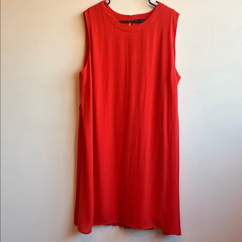 Elegant Red Sleeveless Mini Dress